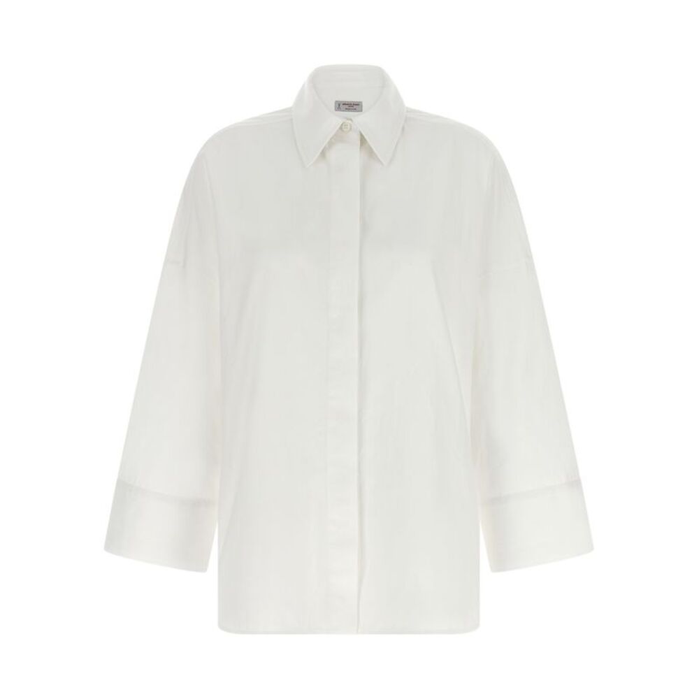 Alberto Biani White Cotton Women's Blouse